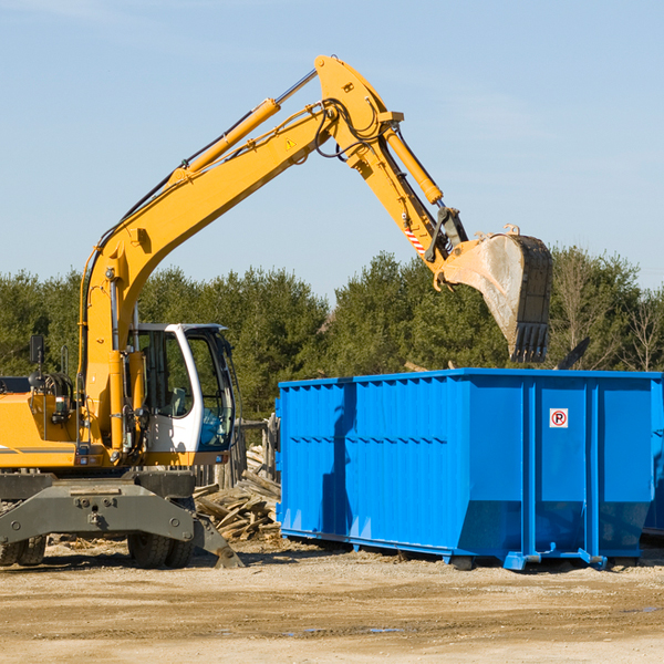 how does a residential dumpster rental service work in Oak Hills